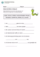 Vorschau - Arbeitsblätter - Groß-Kleinschreibung 3. -4. Schulstufe - Seite 3