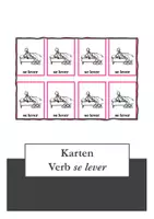 Vorschau - Spiele - Karten - Verb se lever - Deckblatt