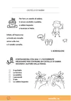 anteprima - Esercizi - Raccolta di attività - Il Castello di sabbia - Pagina 1