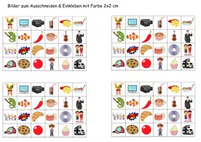 Vorschau - Mal- und Bastelvorlagen - Vokabelbilder Buchstabe C - Bilder zum ausschneiden (Klasse 1 und 2) - Seite 2