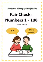 Vorschau - Arbeitsblätter - grade 5_6 pair check numbers cooperative learning - Deckblatt