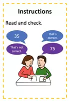 Vorschau - Arbeitsblätter - grade 5_6 pair check numbers cooperative learning - Seite 1