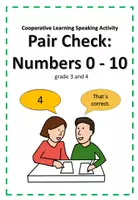 Vorschau - Arbeitsblätter - grade 3_4 pair check numbers 0-10 cooperative learning - Deckblatt
