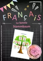 Vorschau - Poster - La famille - Stammbaum - Deckblatt