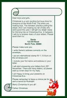 Vorschau - Arbeitsblätter - Writing a lettter to Santa Claus in the USA, mit echter Postadressse - Seite 1