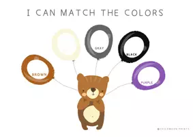 Προεπισκόπηση - Φύλλα εργασίας - Match the colors - Σελίδα 3