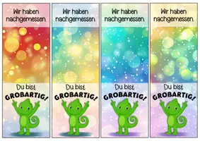 Vorschau - Anderer Materialtyp - Chamäleonklasse Motivationskärtchen für ein Lineal - Seite 3