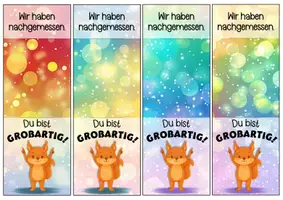 Vorschau - Anderer Materialtyp - Eichhörnchenklasse Motivationskärtchen für ein Lineal - Seite 3