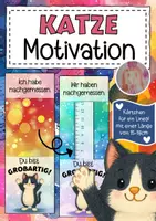 Vorschau - Anderer Materialtyp - Katzenklasse Motivationskärtchen für Lineale - Deckblatt