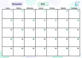 Vista previa - Para docentes: organización, planificación y formación - Calendario mensual curso 25-26 (castellano) - página 3