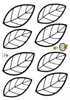 Vorschau - Mal- und Bastelvorlagen - Apfel Fensterbild Suncatcher im Herbst basteln Transparentbild - Seite 3