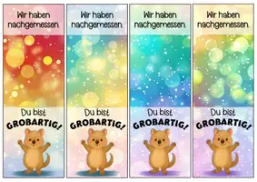 Vorschau - Anderer Materialtyp - Quokkaklasse Motivationskärtchen für Lineale - Seite 3