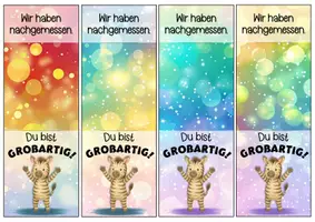 Vorschau - Anderer Materialtyp - Zebraklasse Motivationskärtchen für Lineale - Seite 3