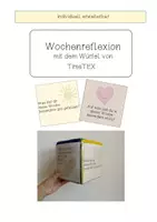 Vorschau - Anderer Materialtyp - Wochenreflexion/Abschiedsritual Würfel - Deckblatt
