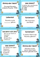 Vorschau - Arbeitsblätter - Christoph Kolumbus MEGABUNDLE Materialpaket - Wissenskartei, Lückentext, Steckbrief, Suchsel, Quizkarten - Seite 2