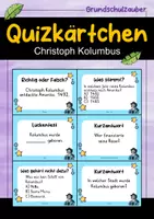 Vorschau - Arbeitsblätter - Christoph Kolumbus MEGABUNDLE Materialpaket - Wissenskartei, Lückentext, Steckbrief, Suchsel, Quizkarten - Seite 1