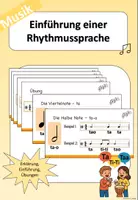 Vorschau - Präsentationen/Tafelbilder - Einführung der Rhythmussprache (Präsentation und Übung) - Deckblatt