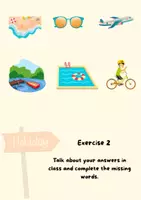 Vorschau - Arbeitsblätter - After holidays worksheet my holiday adventures - Seite 2