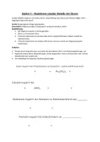 Vorschau - Arbeitsblätter - Reaktionen von unedlen Metallen mit Wasser - Deckblatt