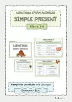 Vorschau - Stationenlernen - Lerntheke simple present - farm animals - Deckblatt
