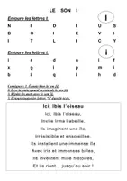Aperçu - Apprentissages en autonomie - LE SON I (maternelle, CP, inclusion) - Page 1