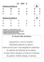Aperçu - Apprentissages en autonomie - LE SON A (maternelle, CP, inclusion) - Page 2