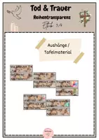 Vorschau - Stundenentwürfe - XXL Materialpaket: Tod und Trauer (Ethik 3/4) mit 10 Stunden + Zusatzmaterial - Seite 1