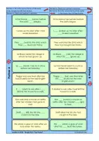 Vorschau - Spiele - Tandem Activity / Tandembögen zu Simple Past oder Past Perfect - Seite 2