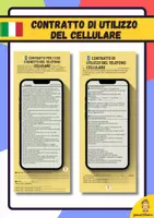 anteprima - Flashcard - CONTRATTO DI UTILIZZO DEL CELLULARE - Pagina di copertina