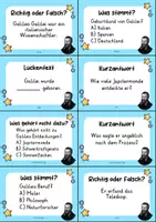 Vorschau - Arbeitsblätter - Galileo Galilei MEGABUNDLE Materialpaket - Wissenskartei, Lückentext, Steckbrief, Suchsel, Quizkarten - Seite 2
