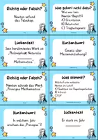 Vorschau - Bildkarten - Isaac Newton - Wissenskartei - Berühmte Persönlichkeiten - Seite 3
