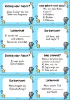 Vorschau - Quiz - Julius Caesar Quizkarten - 24 Quizkärtchen | Quiz | Berühmte Persönlichkeiten - Seite 3