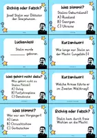 Vorschau - Arbeitsblätter - Josef Stalin MEGABUNDLE Materialpaket - Wissenskartei, Lückentext, Steckbrief, Suchsel, Quizkarten - Seite 2