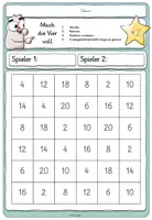 Vorschau - Spiele - Mach die Vier voll 2- Multiplikation mit 2er Reihe - Seite 3