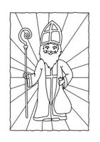 Vorschau - Mal- und Bastelvorlagen - Ausmalbilder NIKOLAUS - Seite 2