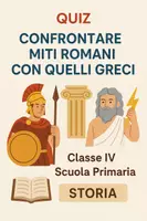 anteprima - Quiz - Confrontare miti romani con quelli greci - Pagina di copertina