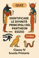 anteprima - Quiz - Identificare le divinità principali del pantheon egizio - Pagina di copertina