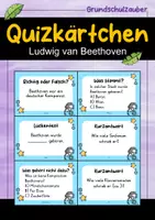 Vorschau - Arbeitsblätter - Ludwig van Beethoven MEGABUNDLE Materialpaket - Wissenskartei, Lückentext, Steckbrief, Suchsel, Quizkarten - Seite 1