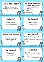 Vorschau - Quiz - Ludwig van Beethoven Quizkarten - 24 Quizkärtchen | Quiz | Berühmte Persönlichkeiten - Seite 3