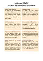 Vorschau - Merkblätter - Dilemmata - Lust oder Pflicht - dreifach differenziert, 5-Schritte-Plan - Seite 2