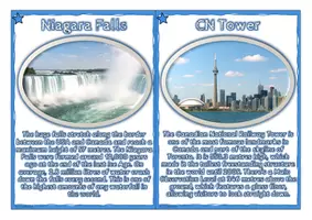 Vorschau - Arbeitsblätter - Fact Cards - CANADA (quiz, map, fact file, presentation, 3-fach differenziert) - Seite 1