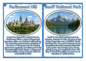 Vorschau - Arbeitsblätter - Fact Cards - CANADA (quiz, map, fact file, presentation, 3-fach differenziert) - Seite 2