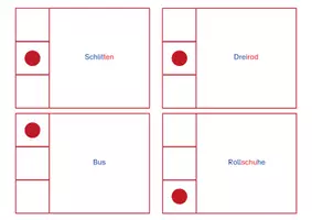 Vorschau - Stationenlernen - Klammerkarten mit Silben (Fahrzeuge/Mobilität) - Seite 2