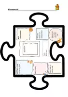 Vorschau - Arbeitsblätter - Klassenpuzzle- Kennenlernen, Steckbrief - Deckblatt