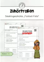 Vorschau - Arbeitsblätter - Materialpaket Zuhörproben Klasse 3-5 - Deckblatt