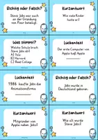 Vorschau - Spiele - Steve Jobs MEGABUNDLE Materialpaket - Wissenskartei, Lückentext, Steckbrief, Suchsel, Quizkarten - Seite 3