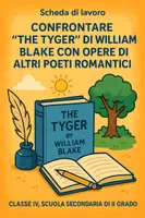 anteprima - Esercizi - Confrontare "The Tyger" di William Blake con opere di altri poeti romantici - Pagina di copertina