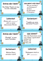 Vorschau - Quiz - William Shakespeare Quizkarten - 24 Quizkärtchen | Quiz | Berühmte Persönlichkeiten - Seite 3