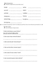 Voorbeeld - Duits: meine Familie - Arbeitsblätter - Pagina 1