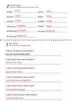 Voorbeeld - Duits: meine Familie - Arbeitsblätter - Pagina 3